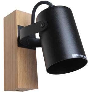 Zidna reflektorska svjetiljka 1xGU10/50W/230V crna