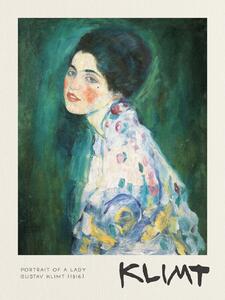 Reprodukcija umjetnosti Portrait of a Lady - Gustav Klimt, (30 x 40 cm)