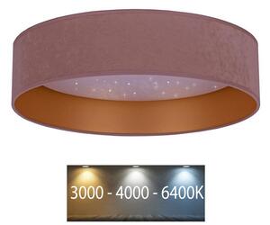 Brilagi - LED Stropna svjetiljka VELVET STAR LED/24W/230V pr. 40 cm ružičasta/zlatna