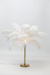 Stolna Lampa Feather Palm White