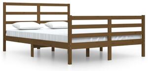 VidaXL Okvir za krevet od masivne borovine smeđa boja meda 160x200 cm