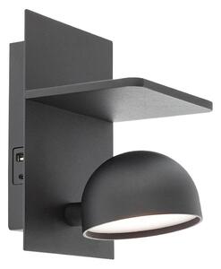 Redo 01-3491 - LED Zidna reflektorska svjetiljka SEIBI LED/7W/230V USB CRI 90 crna