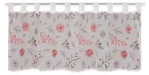 Bijela/ružičasta prozirna zavjesa 135x45 cm Rose – Sehlbach