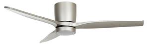 Sorin LED stropni ventilator, aluminij, CCT, IP44, 3 kraka - Lucande Lucande, Sorin, Metalik, Dnevna soba, Metal, Moderan