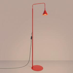 Podna lampa NOX red
