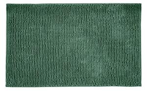 Tamnozelena tekstilna kupaonska prostirka 50x80 cm Chenille - Allstar