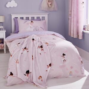 Ružičasto-ljubičasta deka za bebe od mikropliša 130x170 cm Dancing Fairies – Catherine Lansfield