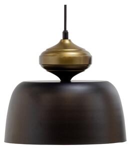 Crna viseća svjetiljka s metalnim sjenilom ø 31 cm Linne – WOOOD