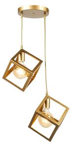 Metalna stropna lampa u zlatnoj boji Magnezya - Squid Lighting