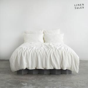 Bijela lanena produžena posteljina za krevet 165x220 cm - Linen Tales