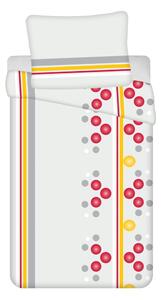 Svijetlo siva 4-dijelna pamučna posteljina za krevet za jednu osobu 140x200 cm Santia - Jerry Fabrics