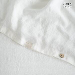 Bijela lanena posteljina za jedan krevet 135x200 cm - Linen Tales