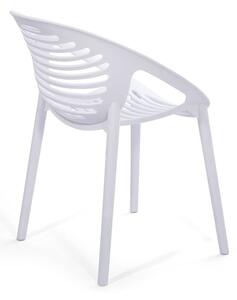 Set od 4 bijele Jaanna blagovaonske stolice i stola Marienlist u prirodnoj boji - Bonami Essentials