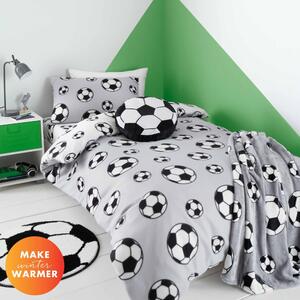 Flanelska dječja posteljina za dječji krevetić 120x150 cm Football – Catherine Lansfield
