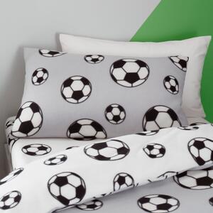 Flanelska dječja posteljina za krevet za jednu osobu 135x200 cm Football – Catherine Lansfield