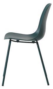 Tirkizna plastična blagovaonska stolica Whitby - Unique Furniture