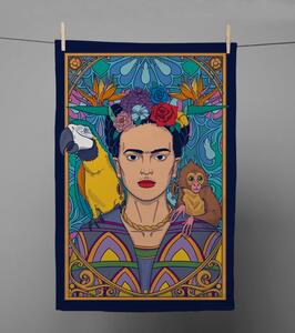 Kuhinjska krpa 50x70 cm Frida ArtDeco – Frida Kahlo