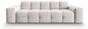 Svijetlo siva baršunasta sofa 222 cm Kendal - Micadoni Home