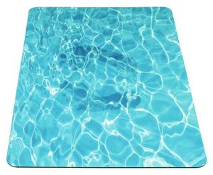 Plava kupaonska prostirka 50x80 cm Blue Sea – Wenko