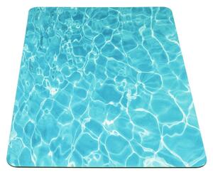 Plava kupaonska prostirka 50x80 cm Blue Sea – Wenko