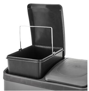 Kanta za smeće od nehrđajućeg čelika za odvojeni otpad/s pedalom 40 l Litros – Casa Selección