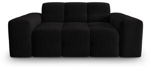 Sofa crni baršun 156 cm Kendal - Micadoni Home