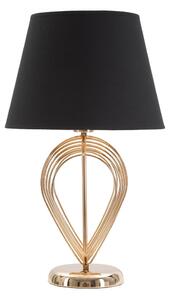 Crna stolna lampa Mauro Ferretti Maxt, ø 32,5 cm