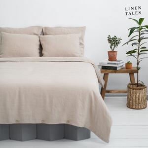 Krem posteljina za krevet od konopljinog vlakna 140x200 cm - Linen Tales