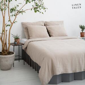 Krem posteljina za bračni krevet od konopljinog vlakna 200x220 cm - Linen Tales