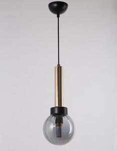 Viseća svjetiljka sa staklenim sjenilom ø 15 cm Cota – Squid Lighting