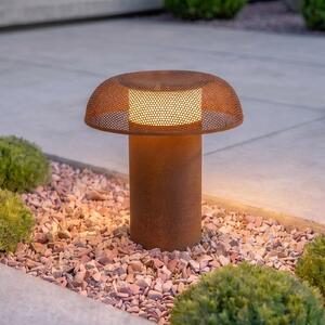 Lucande MAILE LED svjetlo za stazu, 40 cm, boja hrđe, IP65, Krom, Aluminij