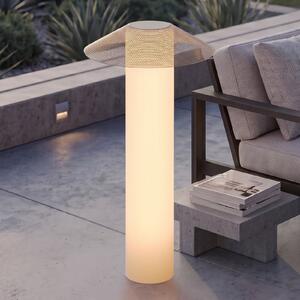 Lucande ZAMIRAS LED svjetlo za terasu, 110 cm, srebrna, IP65, Sivo, Aluminij