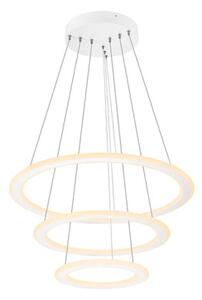 Slv LED luster ONE FLAT, bijeli, DALI, 58W, 2700/3000K, IP20
