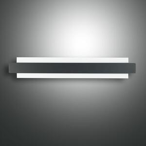 Regolo LED zidna svjetiljka s prednjom stranom od crnog metala