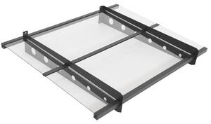 Nadstrešnica za vrata Dortmund 80 x 100 cm CoverTech antracit