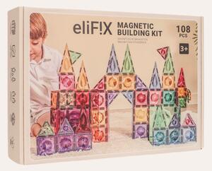 EliFix set magnetnih pločica za djecu Pastel - 108 dijelova