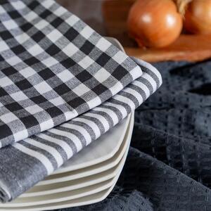 Set od 3 pamučne kuhinjske krpe u sivoj boji Širina: 50 cm | Duljina: 70 cm