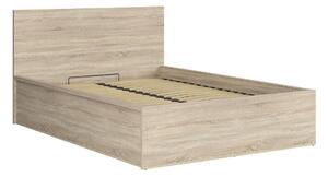 Zondo.hr Bračni krevet 140 cm Tetrix 8 (hrast sonoma) (s podnicom) (s prostorom za odlaganje). Akcija -10%. 1098489