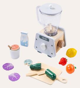 Dječji drveni smoothie blender s priborom
