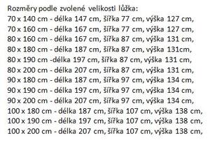 Krevet kućica s ogradicom i odabirom visine nogica premium bijeli dimenzija ležaja: 70 x 140 cm, ladica, nožice: s nožicama, bez ladice