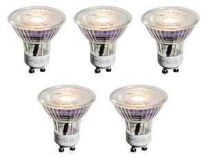 Set od 5 GU10 50mm LED žarulja prozirne 3.5W 330 lm 3000K