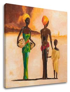Slike na platnu AFRIČKE ŽENE 1-dijelna XOBFB619E1 (kolekcija)