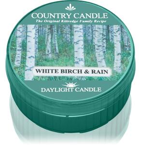 Country Candle White Birch & Rain čajna svijeća 42 g