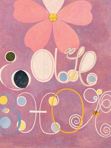 Reprodukcija The 10 Largest No.5 (Purple Abstract) - Hilma af Klint