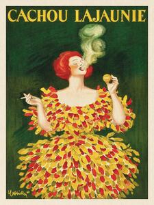 Reprodukcija umjetnosti Cachou Lajaunie Smoking Lady (Vintage Cigarette Ad) - Leonetto Cappiello, (30 x 40 cm)