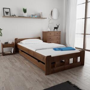Krevet Naomi povišen 120 x 200 cm, hrast Podnica: Bez podnice, Madrac: Madrac Deluxe 10 cm