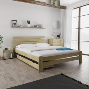 Krevet PARIS povišen 140 x 200 cm, borovo drvo Podnica: Sa lameliranom podnicom, Madrac: Bez madraca