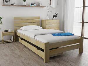 Krevet PARIS povišen 90 x 200 cm, borovo drvo Podnica: Bez podnice, Madrac: Bez madraca