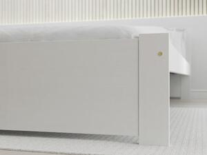 Krevet IKAROS 160 x 200 cm, bijeli Podnica: Bez podnice, Madrac: Bez madraca