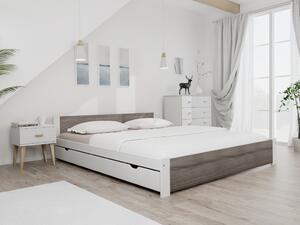 Krevet IKAROS 180 x 200 cm, bijela/tartuf hrast Podnica: Bez podnice, Madrac: Bez madraca